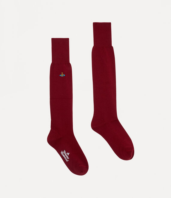 Vivienne Westwood Uni Socks in claret